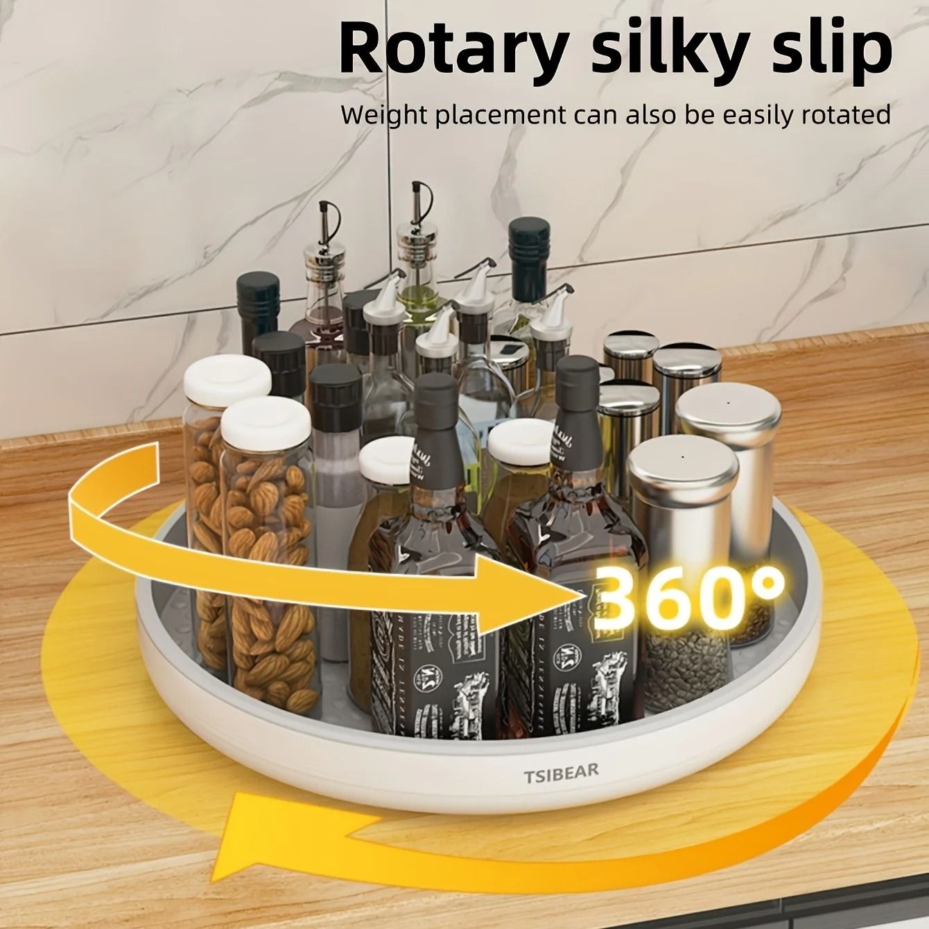 360° Rotating Spice Turntable