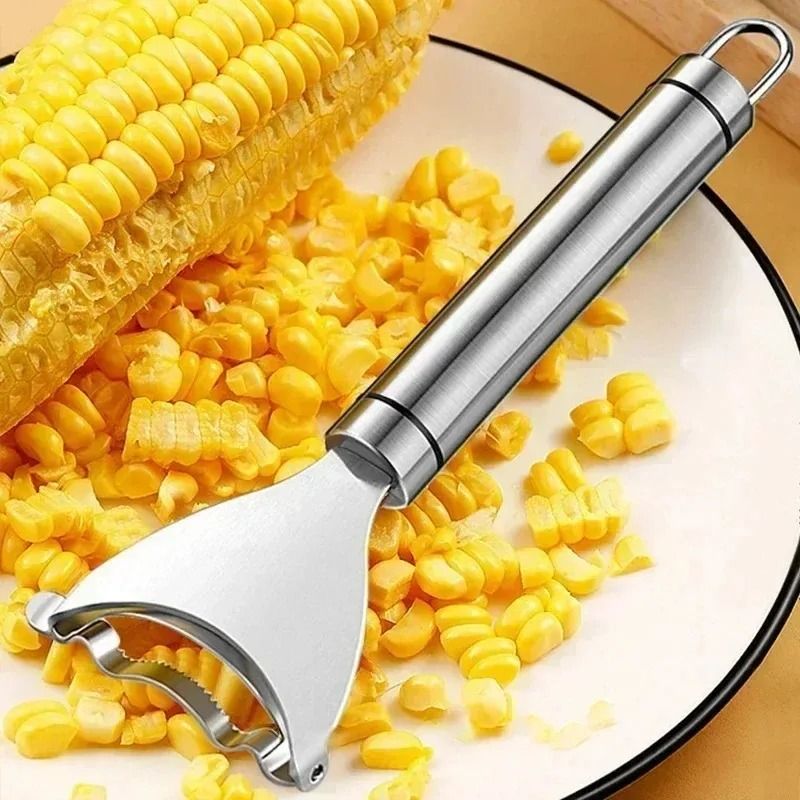 Stainless Steel Corn Stripper | Premium Manual Corncob Shaver & High-Performance Thresher System