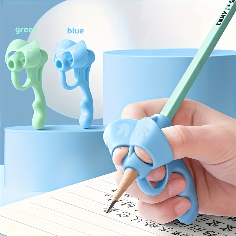 Handwriting Practice Aid Silicone Pen Grip Correctors Soft Rubber Pencil Holders for Posture and Error Correction