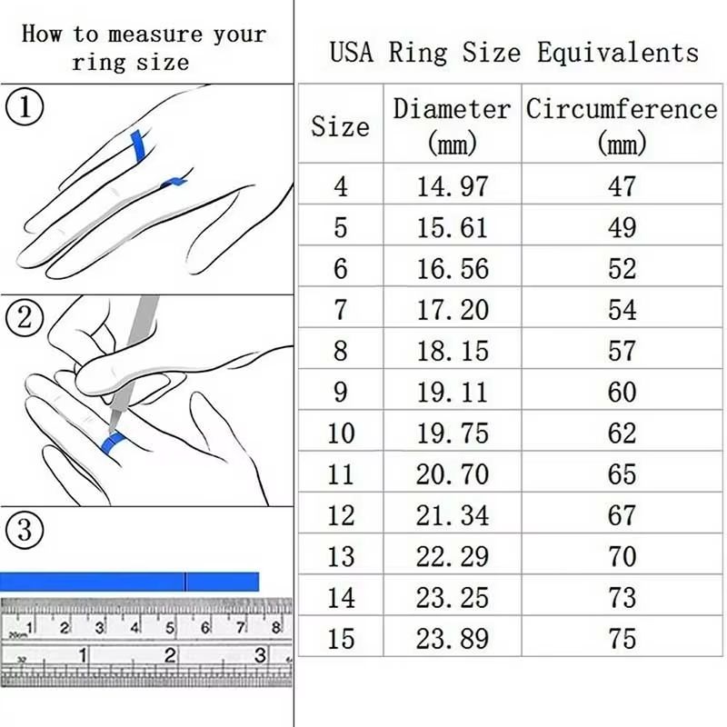 2pcs Bridal Ring Set for Women – Luxury Zircon Wedding Rings with Crystal Love Band