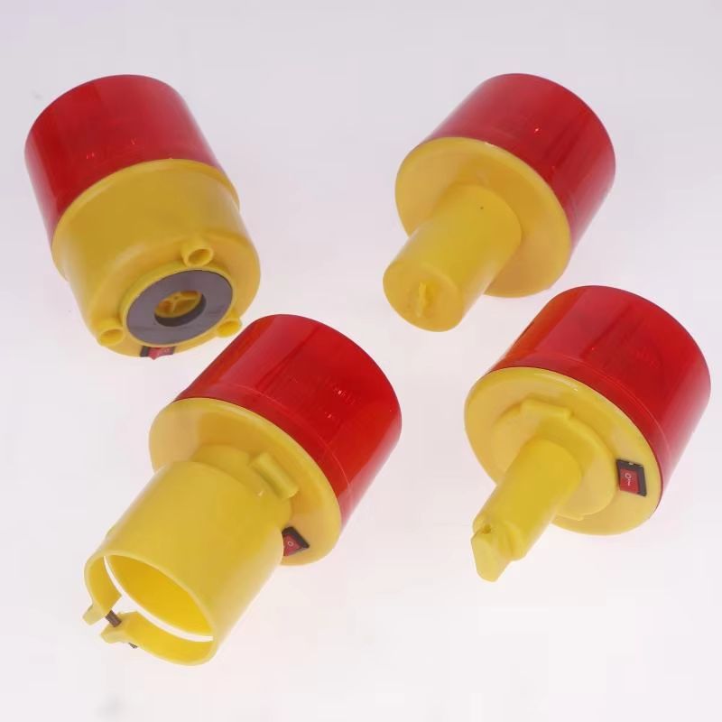 Solar LED Traffic Warning and Crane Safety Beacon Light with Emergency Flashing Lamp