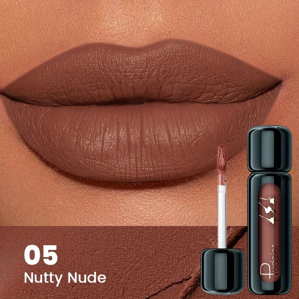 VelvetBloom Matte Velvet Lip Gloss High Pigment Liquid Lip Mud