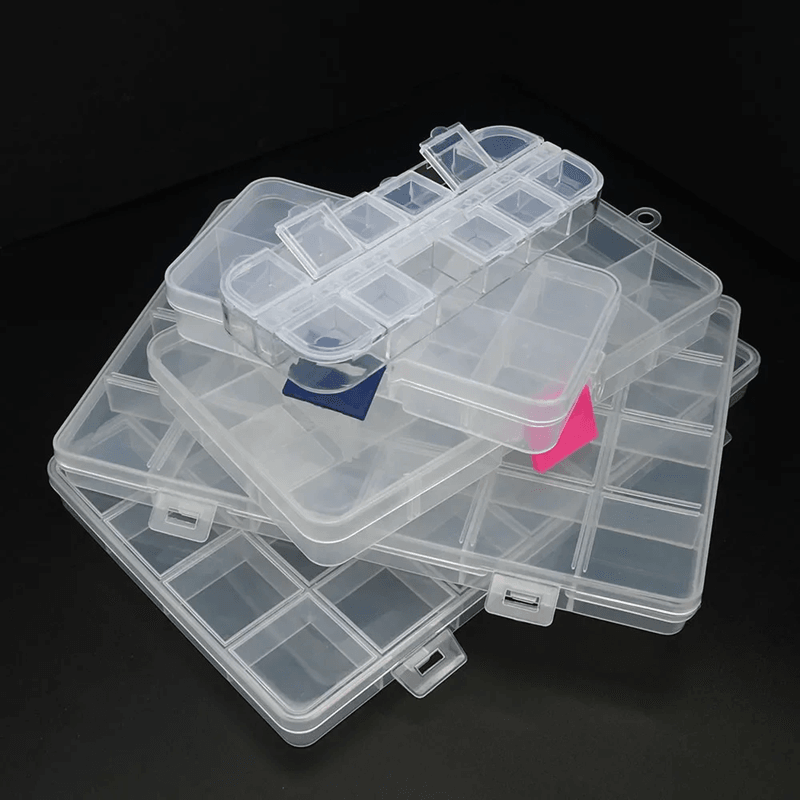 Plastic Storage Box Organizer with Dividers