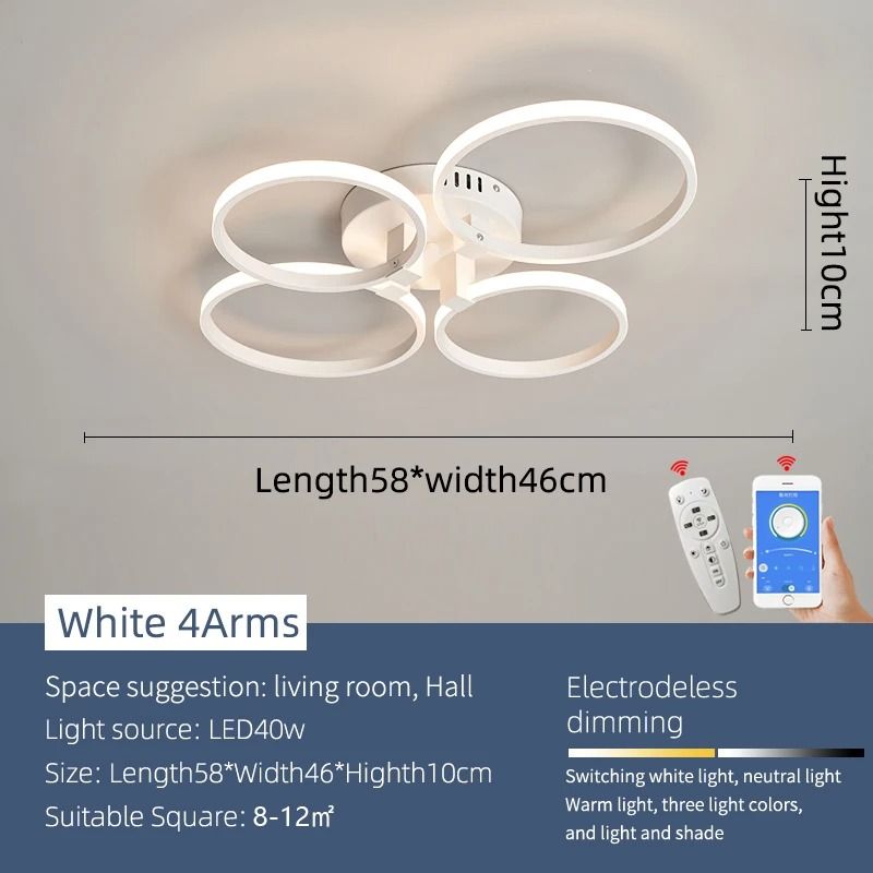 Modern Architectural LED Chandelier | Professional Geometric Linear Ceiling Light Fixture