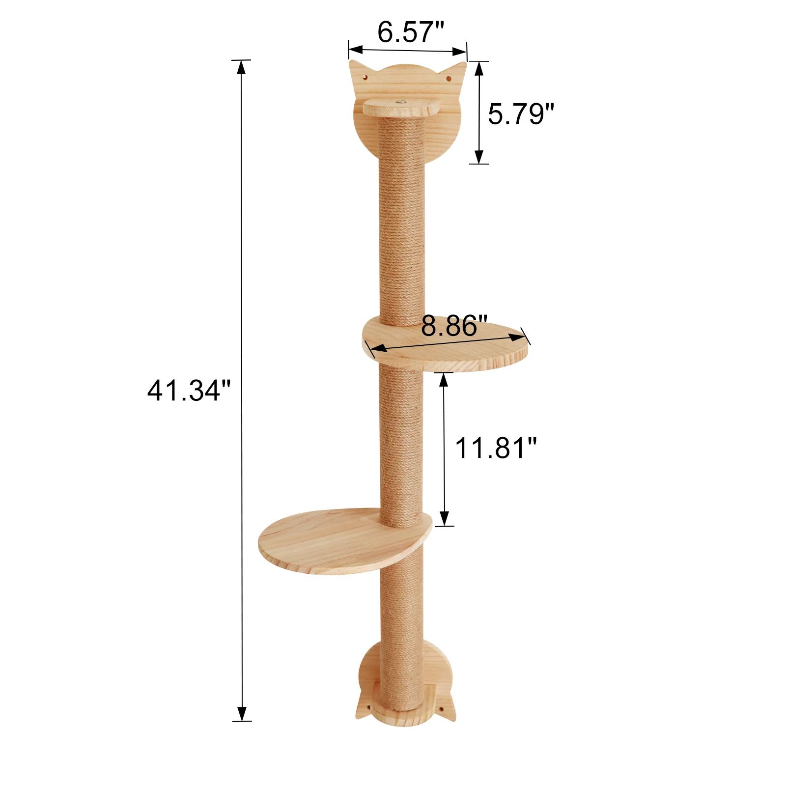 Wall Mounted Cat Tree with Hammock