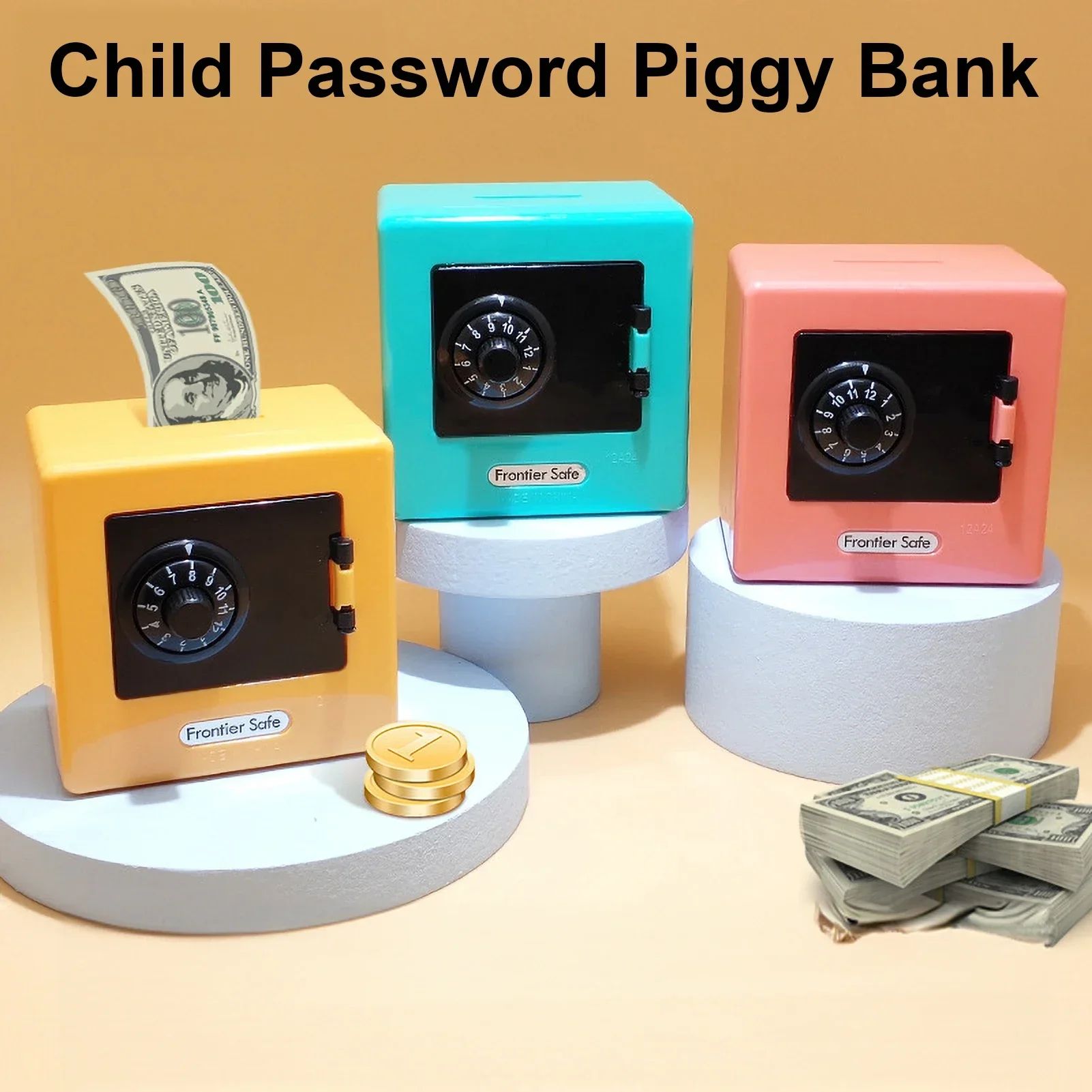 Mini ATM Password Money Saving Bank