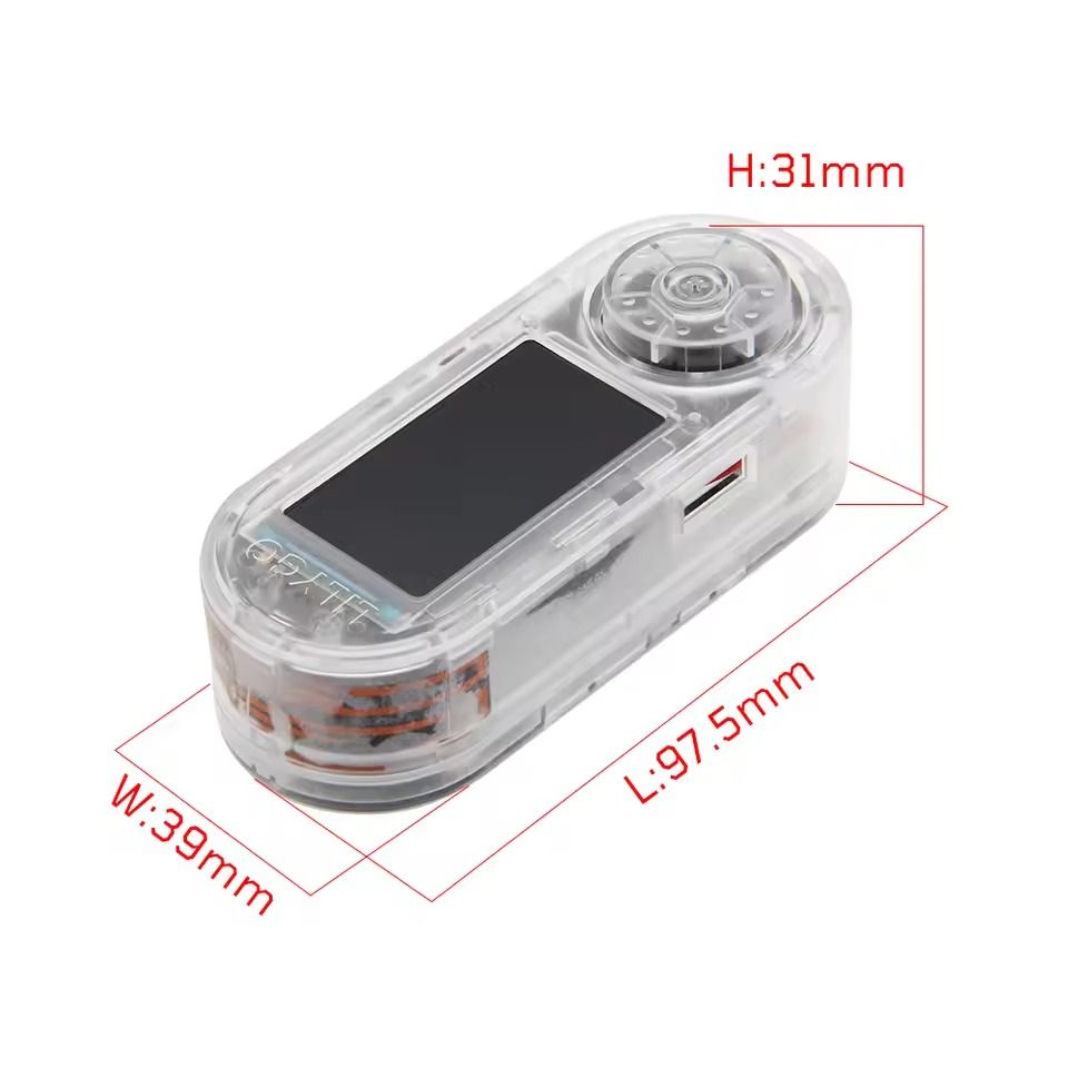 ESP32-S3 Low Power RF Transceiver and NFC RFID Module with LCD Display and Rechargeable Battery
