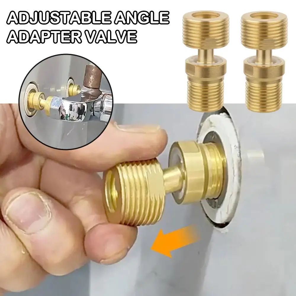 Adjustable Brass Shower Head Swivel Adapter
