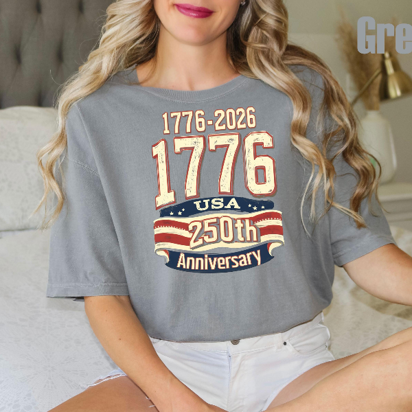 Comfort Colors 1776-2026 USA 250th Anniversary Shirt Patriotic Tee Independence Day Gift