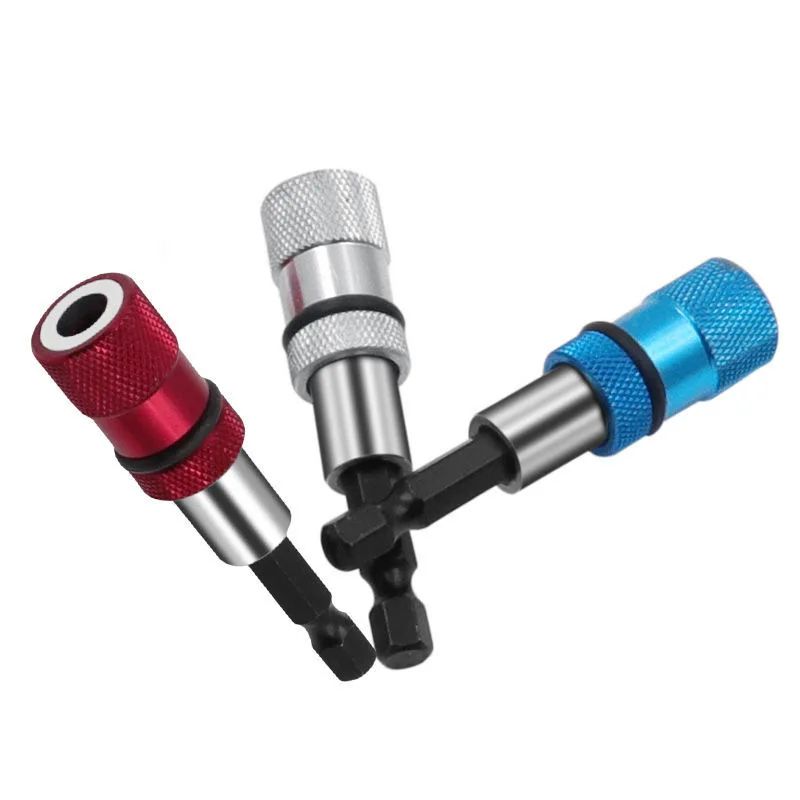 Adjustable Screw Depth Stop Drywall Magnetic Bit Holder - 1/4