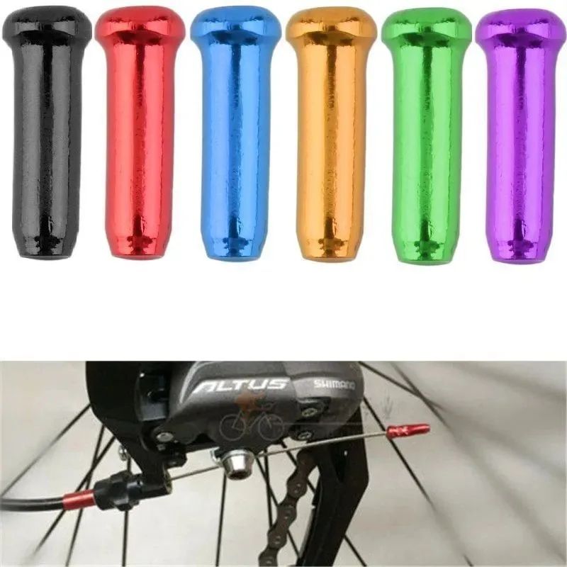 Bike Cable End Caps Set – 50pcs Brake & Shifter Cable Tips for Bicycles
