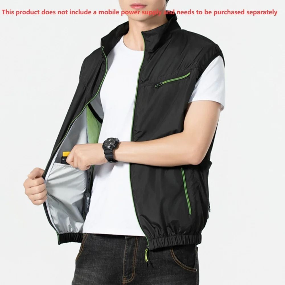 Cooling Fan Vest Summer Heat Resistant Air Conditioning Vest