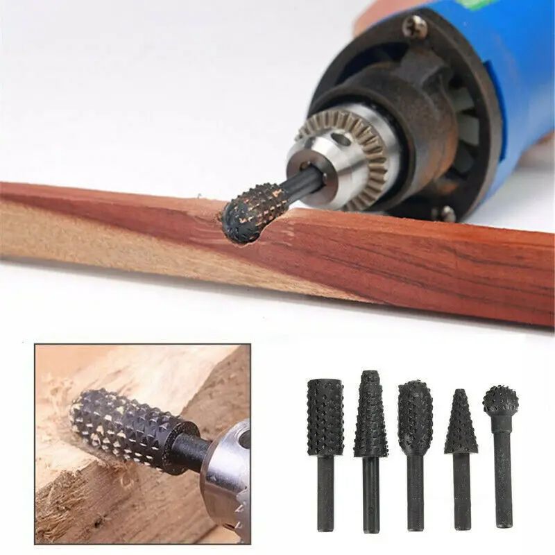 Steel Titanium Coated Drill Bit Set, Woodworking, Carpentry & Wood Carving Cutting Tools for Precision DIY Hole Cutting