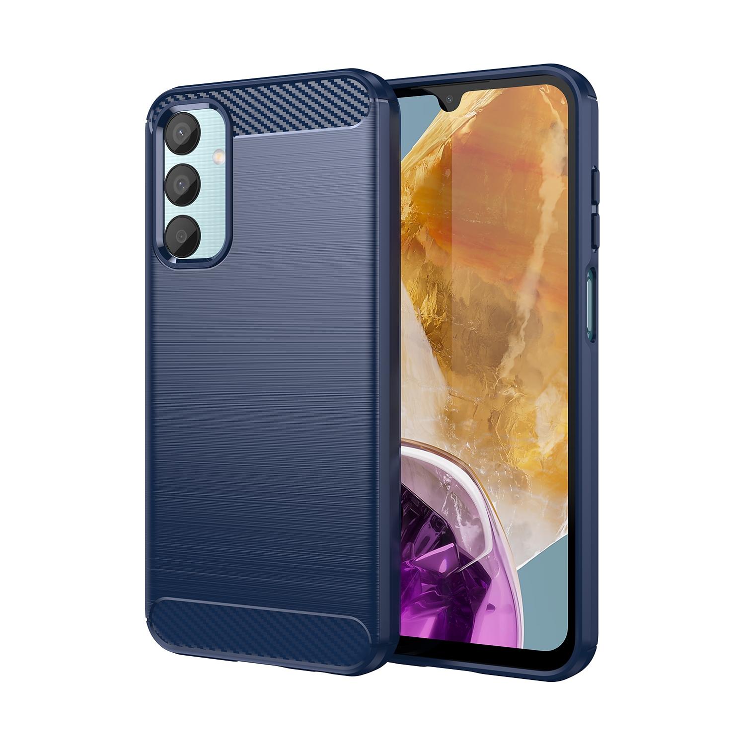 Premium Samsung Galaxy phone case, Carbon Fiber Texture TPU protective case