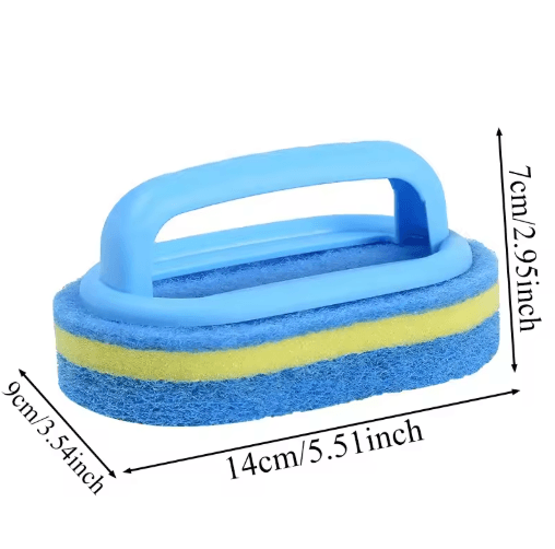 Magic Handle Multi-Surface Cleaning Sponge Brush Set