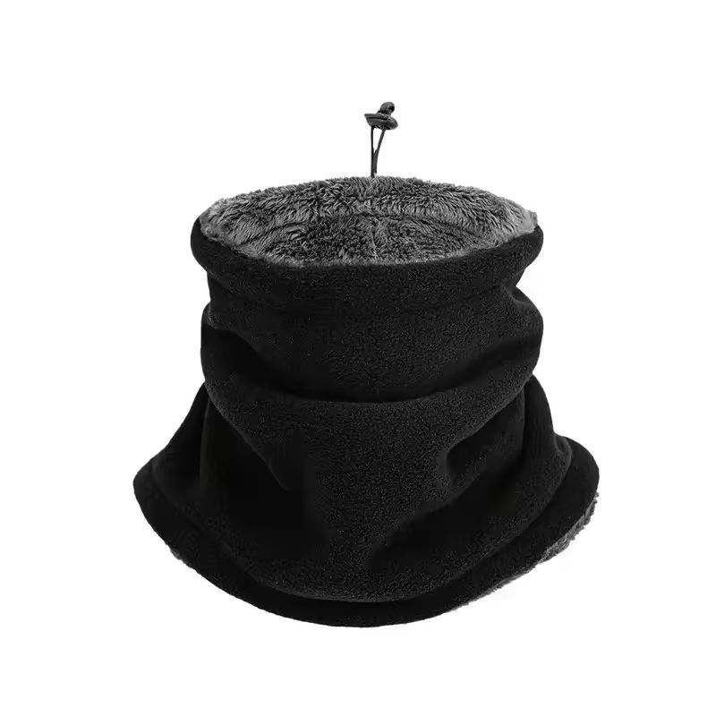 Mens Thermal Knit Neck Gaiter – Breathable, Windproof Fleece Lined Outdoor Warmer