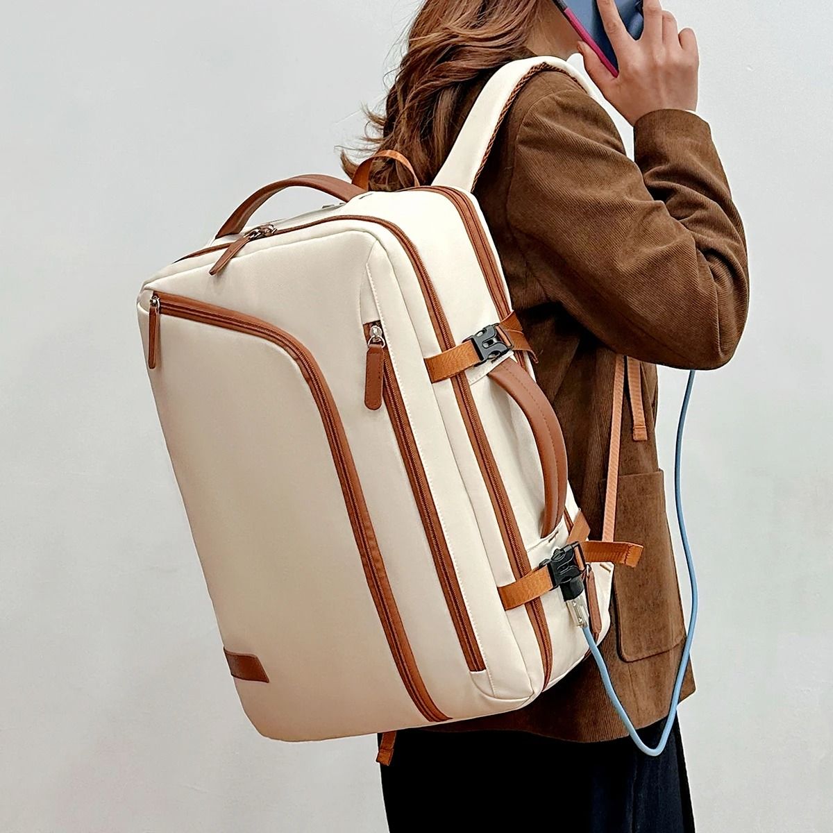 Unisex Large Capacity Business Computer Backpack Travel Bag