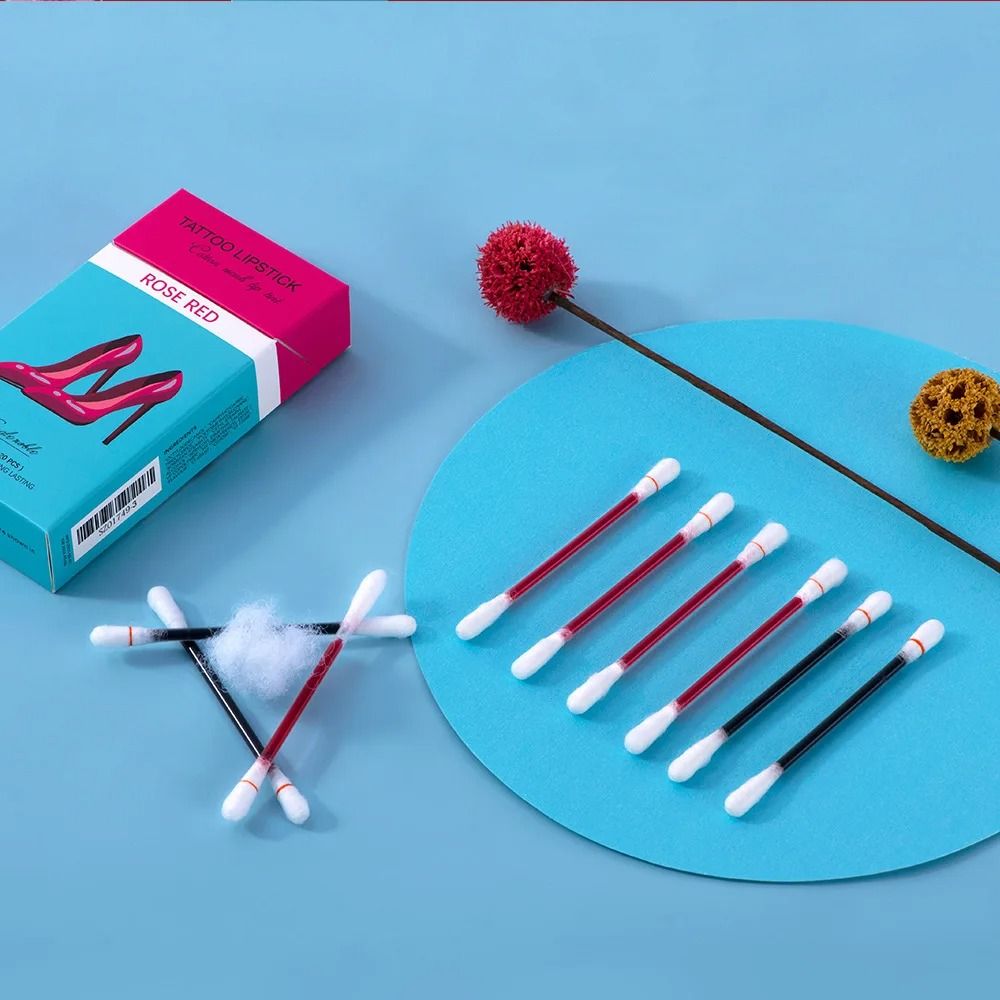 20 pcs Long Lasting Waterproof Lip Stain Cotton Swab Set
