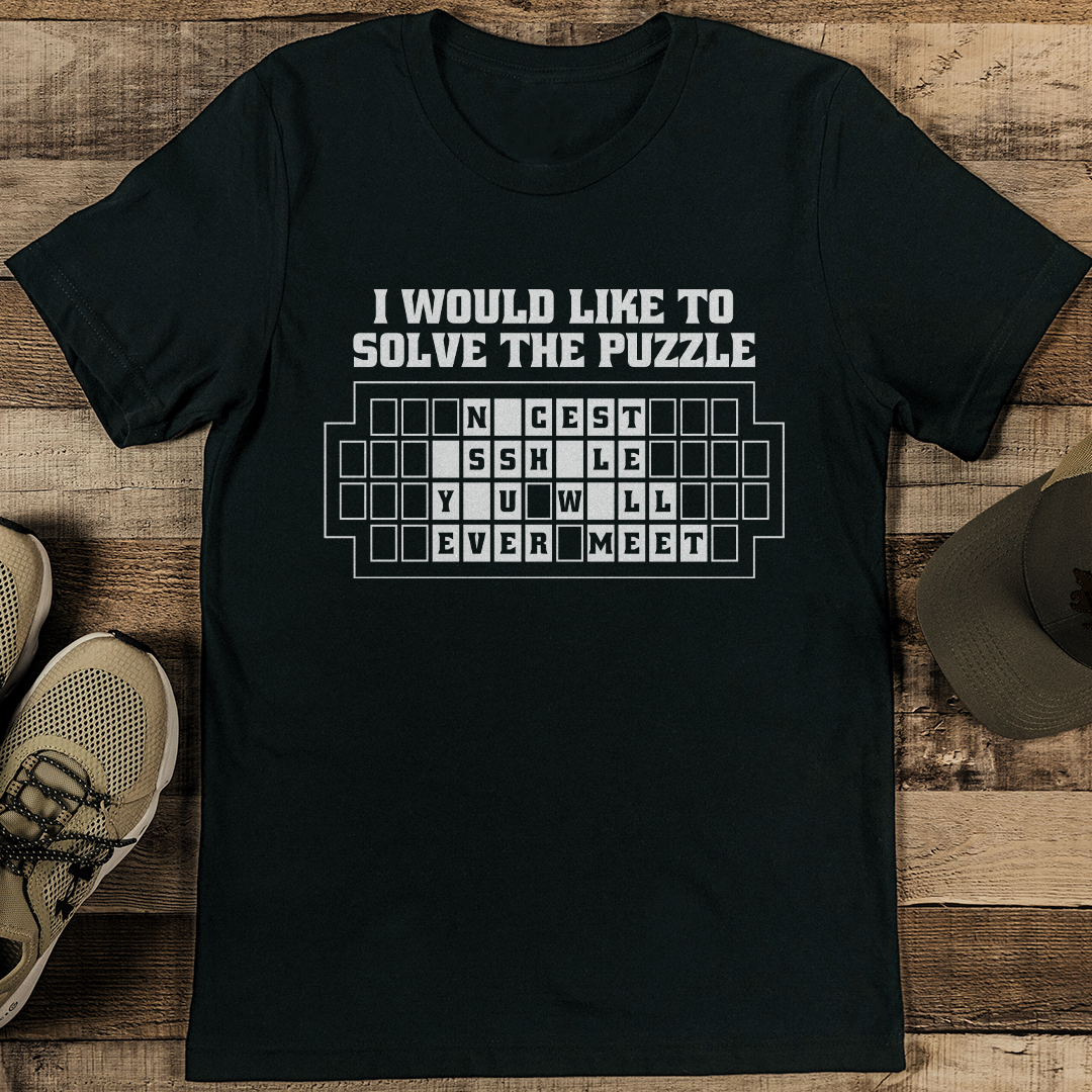 I Would Like To Solve The Puzzle Tee