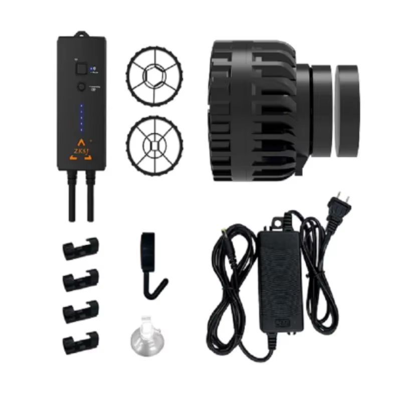 ZKSJ Mini Aquarium Wave Maker – Slim Circulation Pump with 3 Wave Patterns