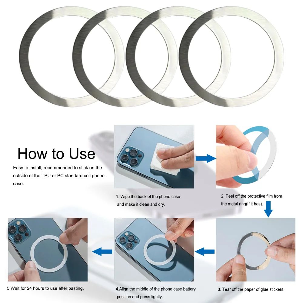 360 Degree Vacuum Magnetic Car Phone Holder Universal Suction Mount