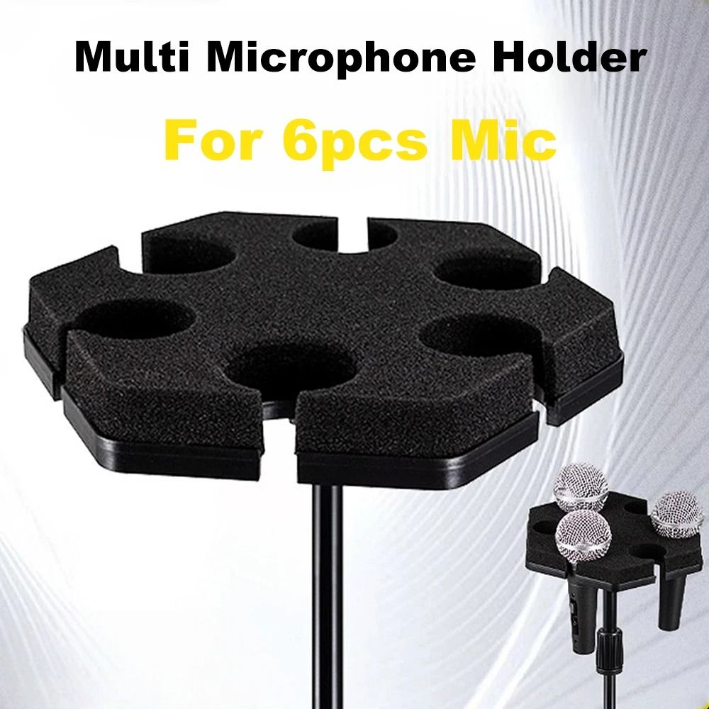 Universal Multi Microphone Holder and Organizer