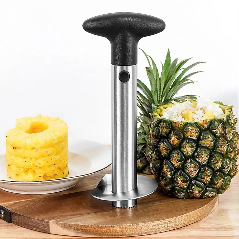 Stainless Steel Pineapple Corer And Slicer For Easy Fruit Prep