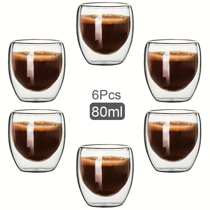 Double Wall Glass Coffee Tea Cup
