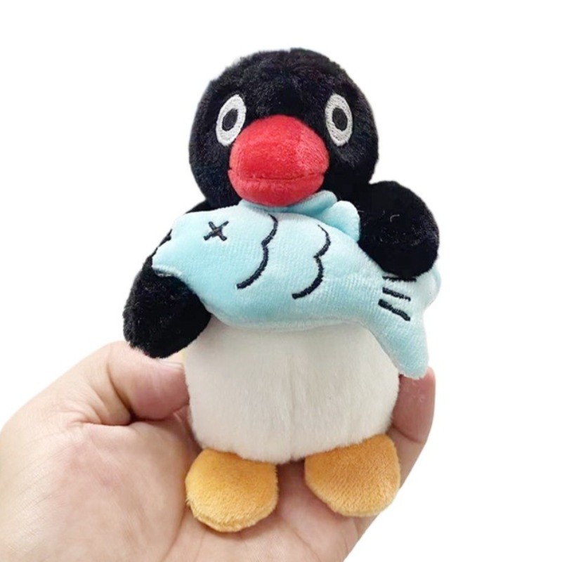 Penguin Plush Keychain Cute Pingu Bag Accessory for Backpack