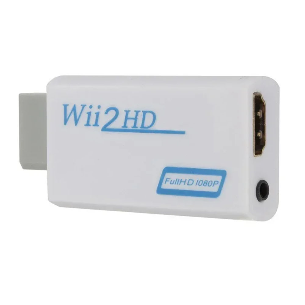 Wii to HDMI Adapter HD Converter Jack Audio Video Cable for Laptop PC HDTV Monitor