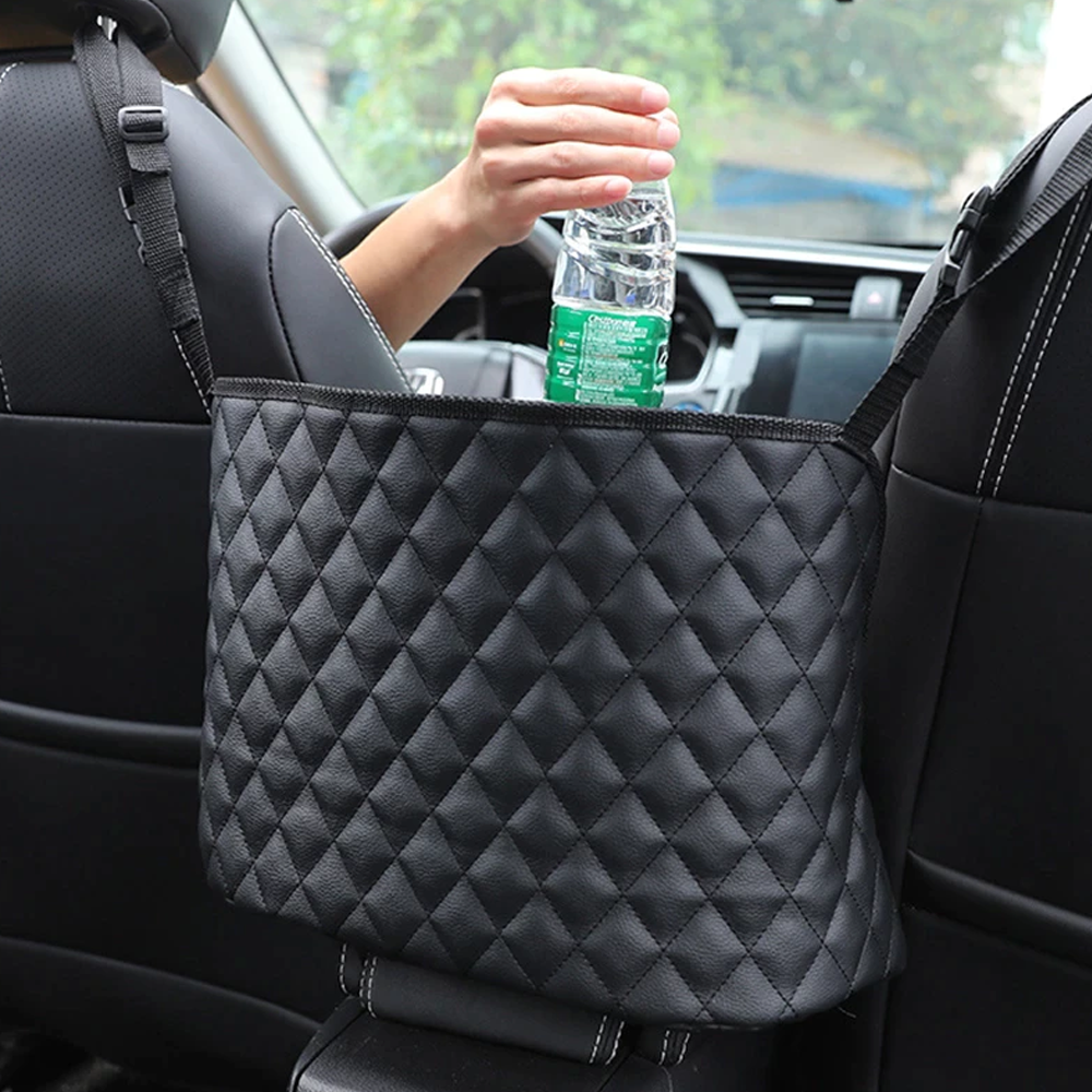 PU Leather Car Handbag Holder