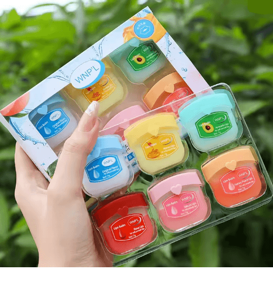 Fruit Lip Balm Set Moisturizing Non Sticky Lip Care Collection