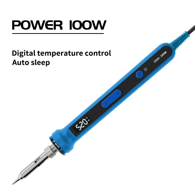 100W Digital Electric Soldering Iron Kit with LCD Temperature Control