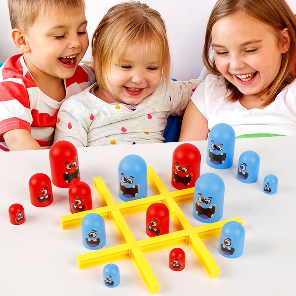 Big Eat Small Tic Tac Toe Board Game Interactive Strategy Party Toy