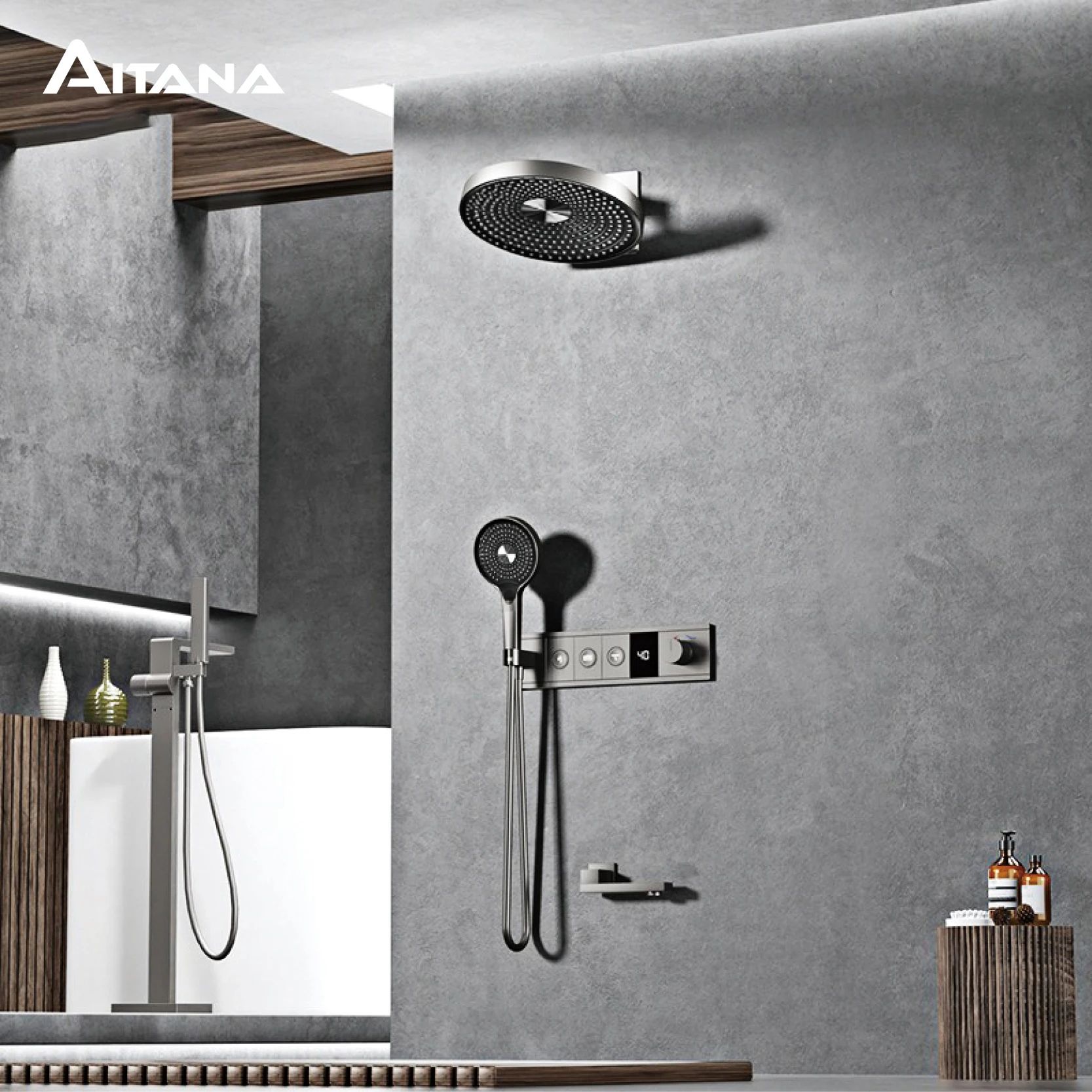 Luxury LED Multi Function Shower System