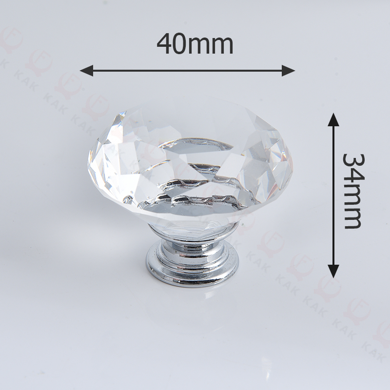 Crystal Cabinet Knobs Gold Drawer Handles Set Luxury Diamond Kitchen Cabinet Pulls