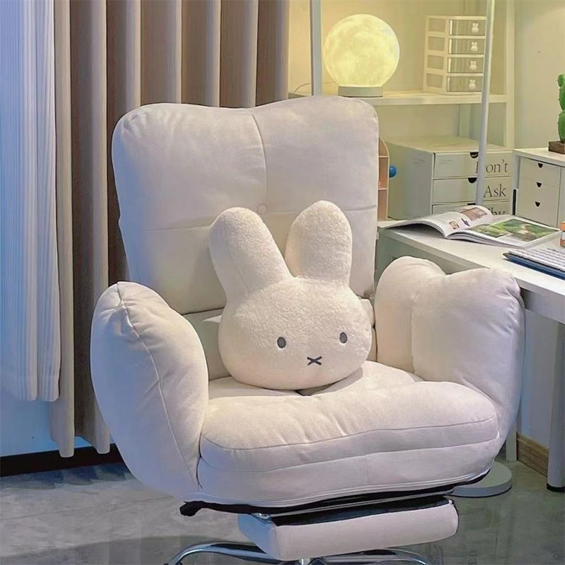 Kawaii Miffy Black Eyes Plush Doll Toy, Soft Sofa Cushion Pillow, Ideal Gift for Boys and Girls