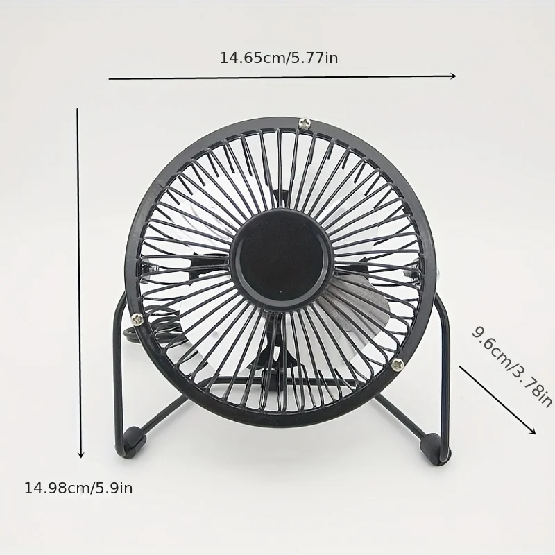Bedroom Fan, Large Handheld Cooling Fan, Portable USB Fan
