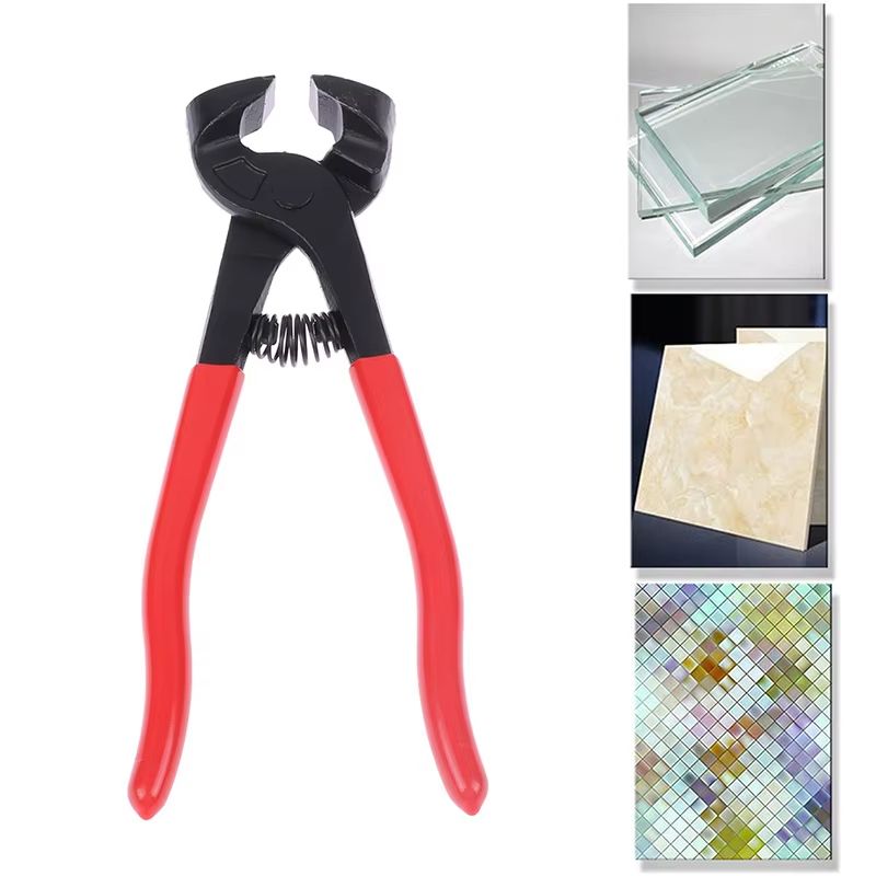 8in Tile Nippers Mosaic Cutter Pliers for Ceramic Porcelain and Glass Tile