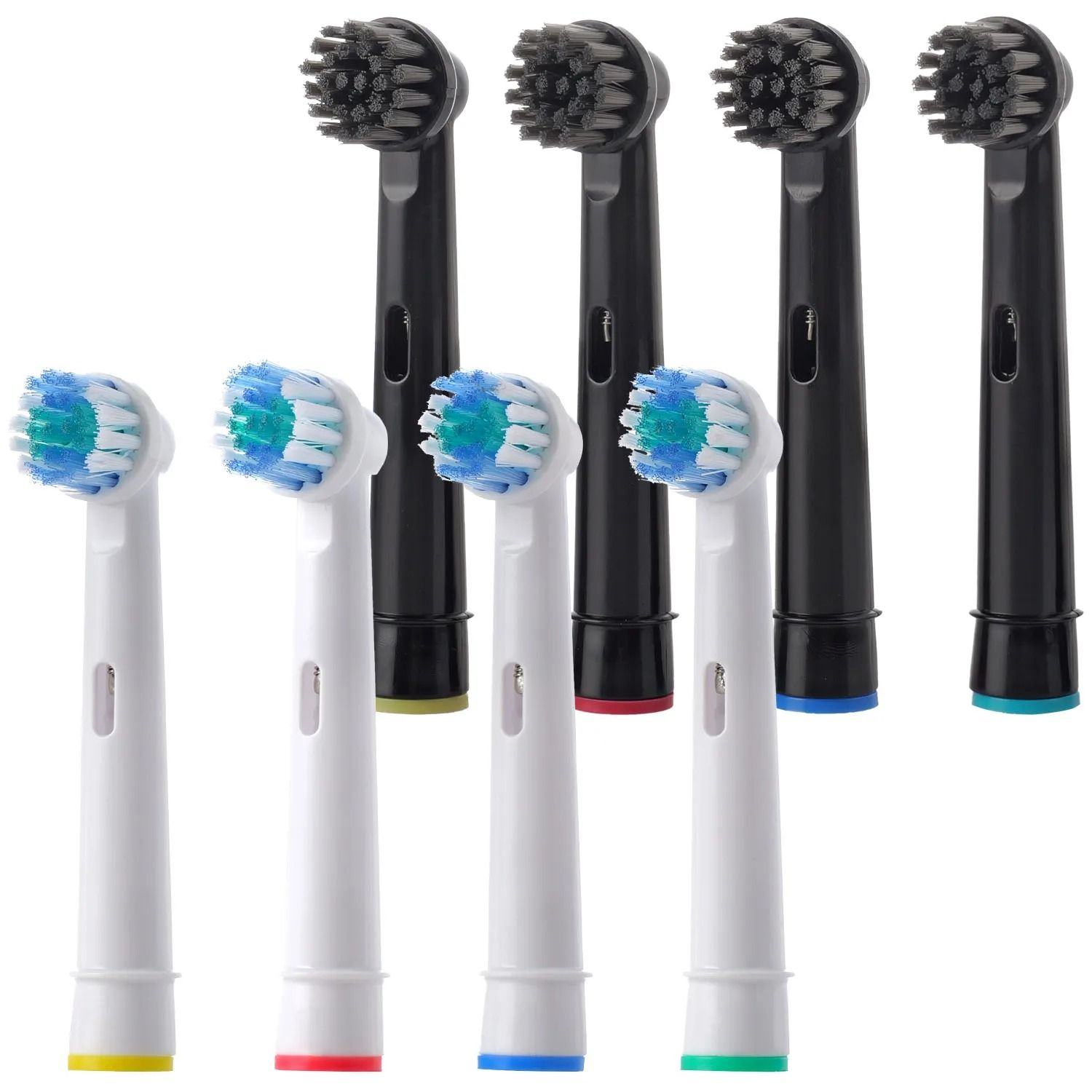 Electric Toothbrush Replacement Brush Heads Basic Cleaning Nozzle Compatible with D100 D25 D30 D32