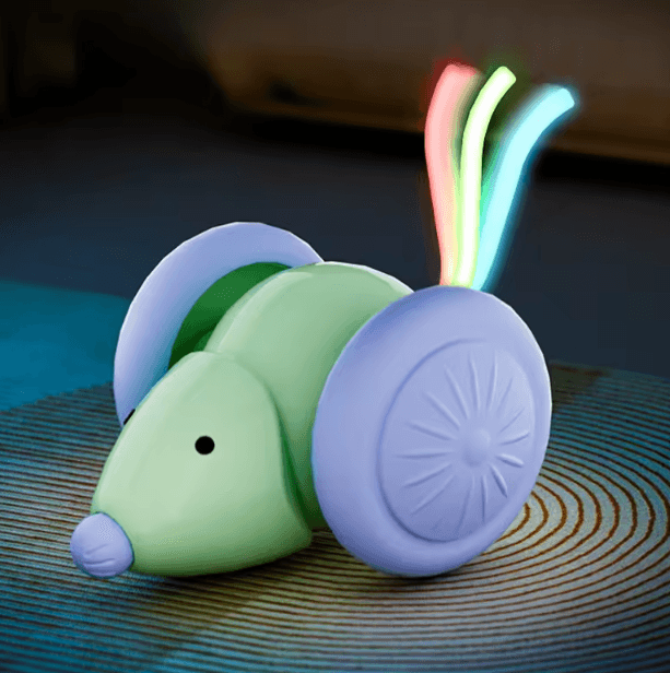 SmartChase Electric Mouse Cat Toy – Rechargeable Interactive Teaser Car