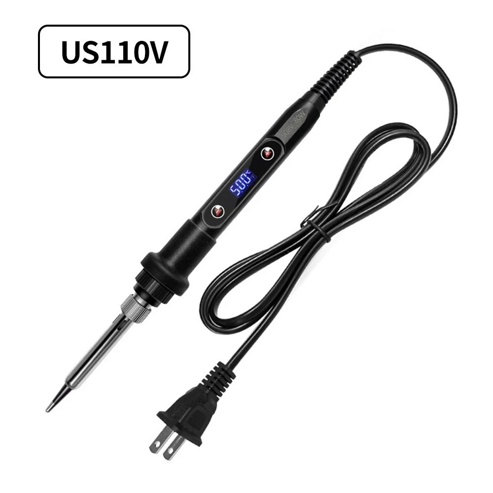 Electric Soldering Iron Kit With LCD Display And Adjustable Temperature