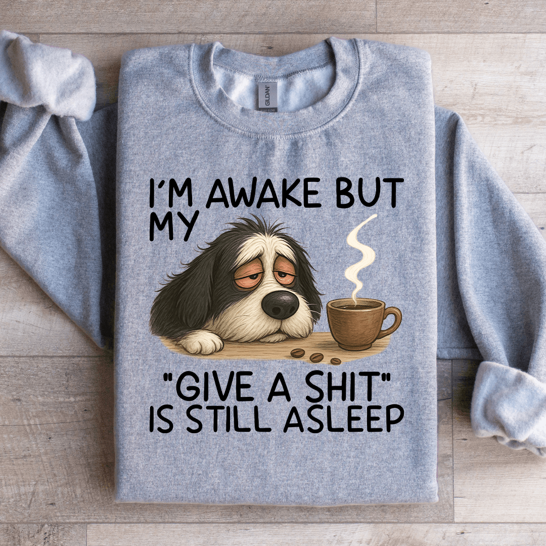 I'm Awake But My Give A S-it Sweatshirt