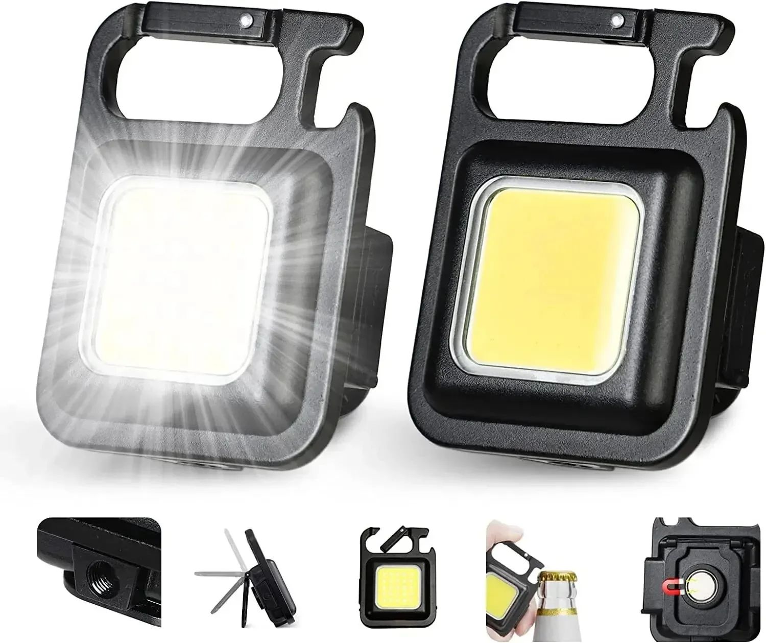 Multifunctional Self-Defense Keychain, High Power LED Flashlight, and Emergency Tools for Personal Protection