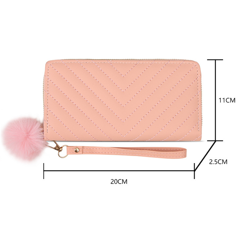 Fashion Card Holder & Small Purse, Korean Women's Long Wallet, Hollow Leaf Zipper Clutch Bag