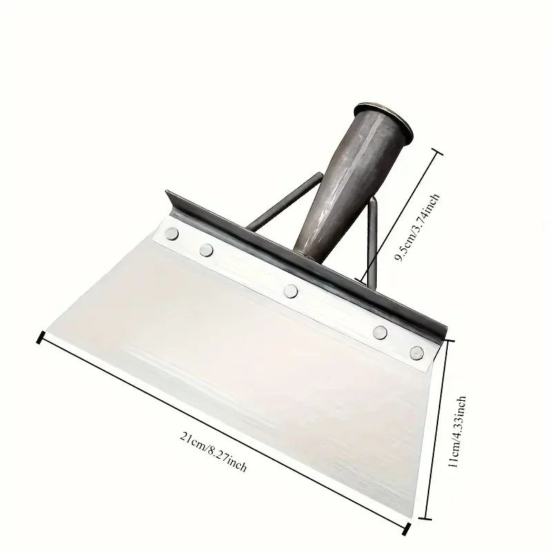 Heavy Duty Metal Weeding and Edging Shovel Multi-Use Rust-Resistant Garden Tool