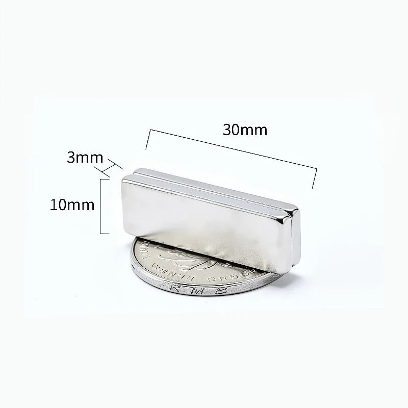10pcs/lot N52 Square Neodymium Magnets | Ultra-Strong Rare Earth Industrial Magnets