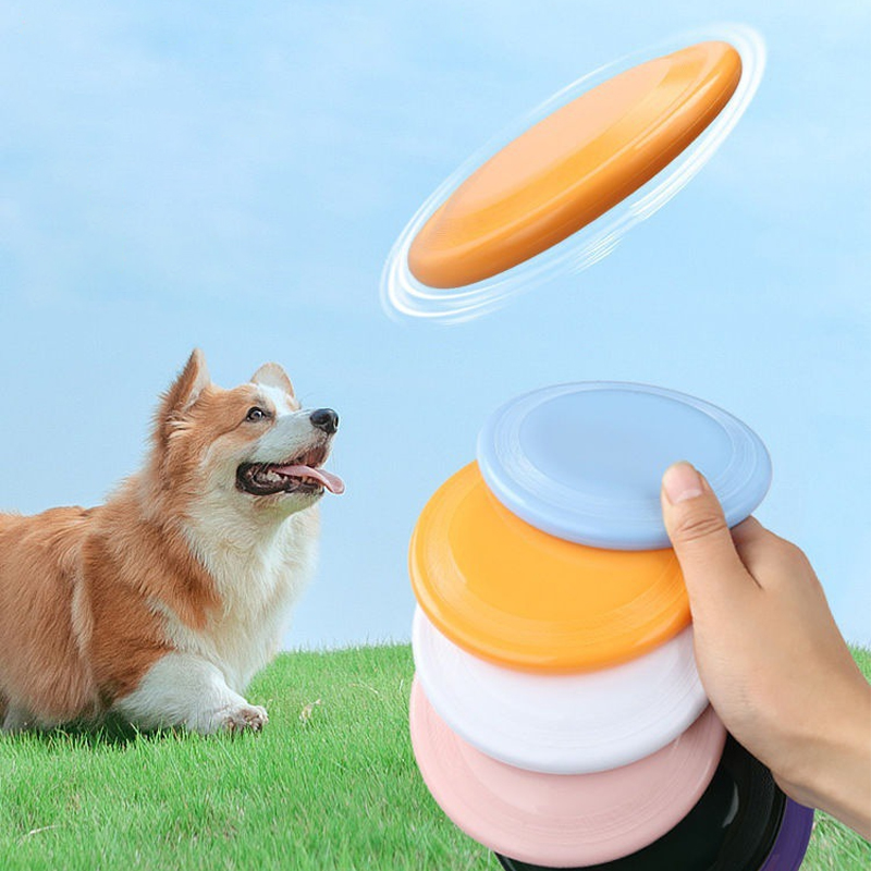 Silicone Flying Disk Toy for Dogs Durable, Interactive Training Disc for Puppies & Dogs