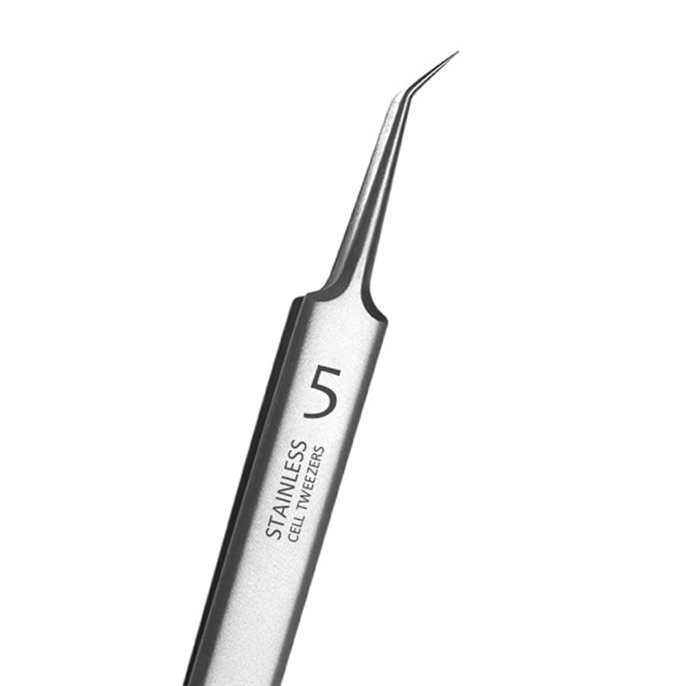 Ultra-Fine No. 5 Blackhead & Acne Removal Tweezers, Professional Beauty Salon Tool