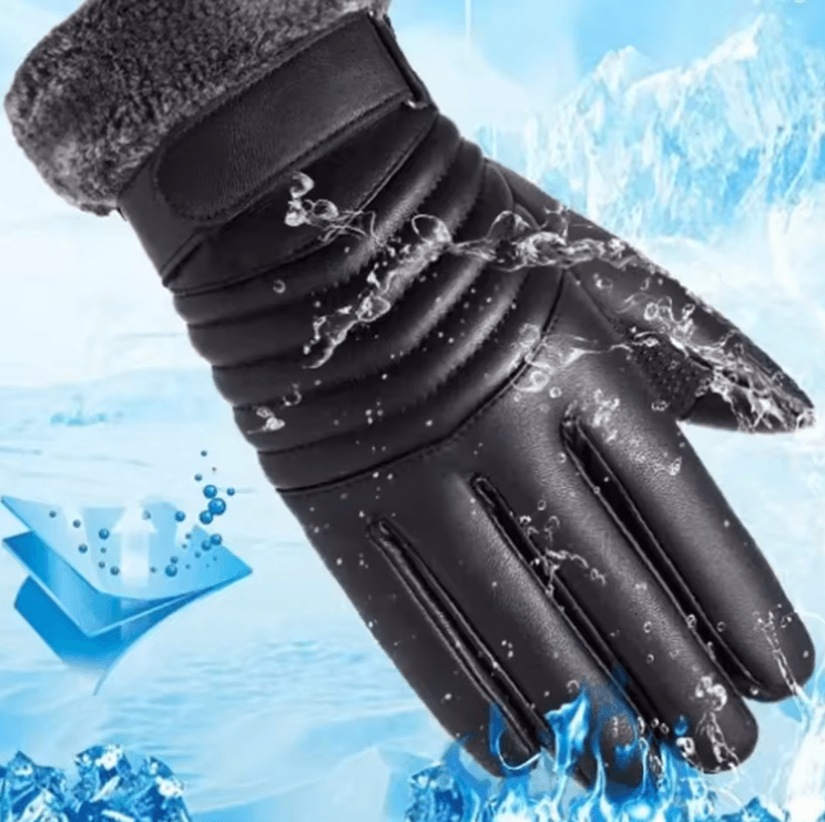 FurTherm Touchscreen Winter Gloves – Plush Insulated Waterproof Grip Gloves